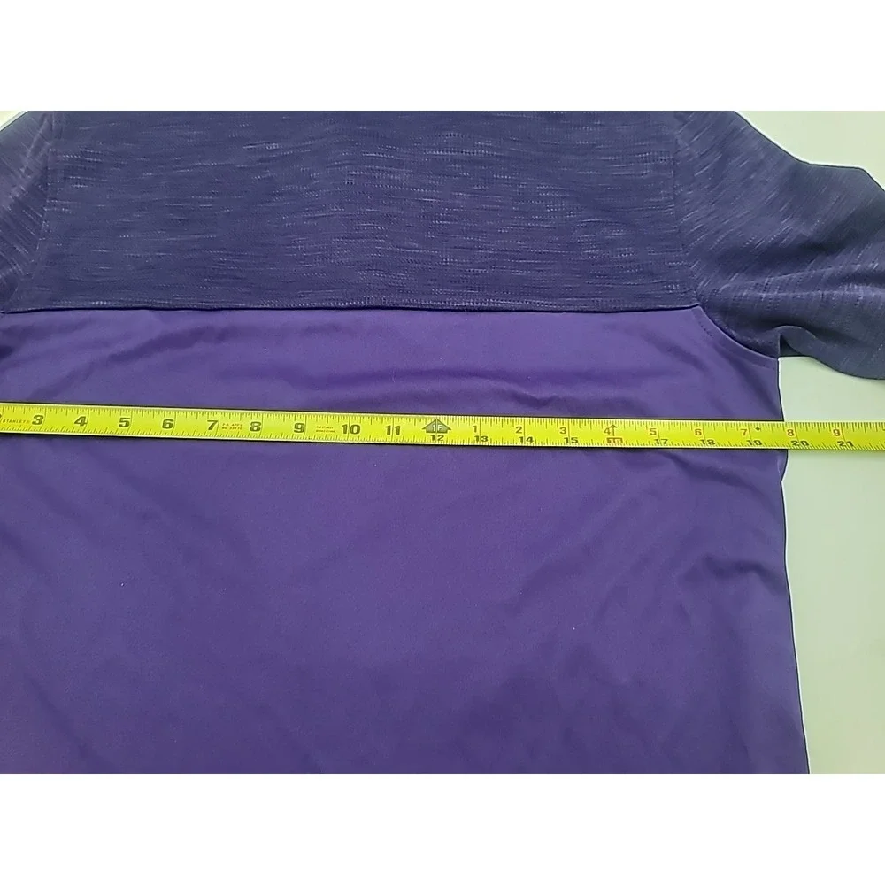 Fanatics NFL Minnesota Vikings Mens Polo Shirt Sz M Purple Yellow‎